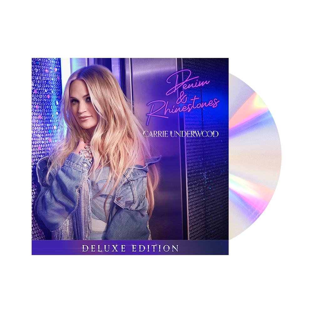 Carrie Underwood on X: Don't forget to pre-order the Denim & Rhinestones  (Deluxe Edition) including 6 new tracks, and you can listen to 2 of them  now! #DenimAndRhinestones💜💎    / X